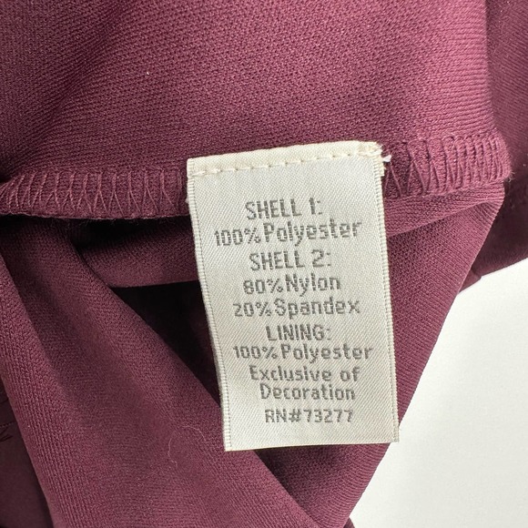 LC Lauren Conrad Runway size XS sleeveless mini dress tiered purple burgundy‎ - Picture 6 of 6